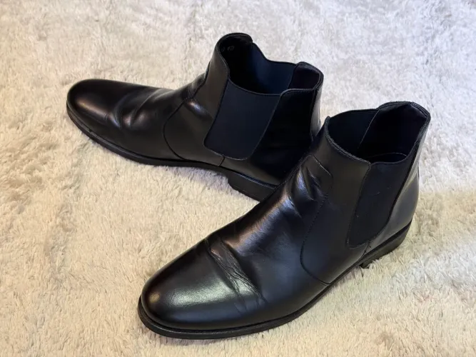 Bota Chelsea Mr. Cat em Couro Preto - Tamanho 40 - Oportunidade