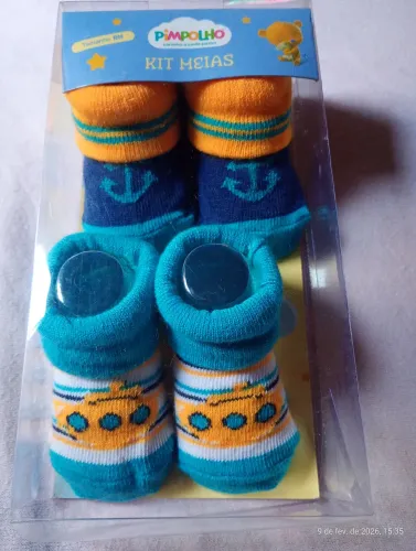 Meia para recém nascido