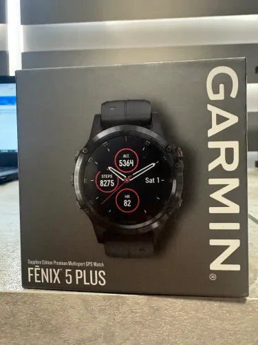 Relógio Garmin Fênix 5 Plus Sapphire - 47mm