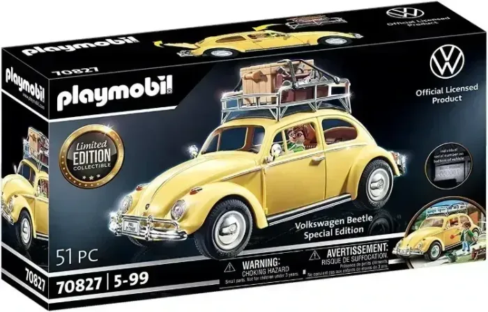 Playmobil Volkswagen Fusca Edição Especial 70827 Beetle Fusquinha