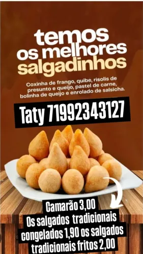 faco salgados pra festa