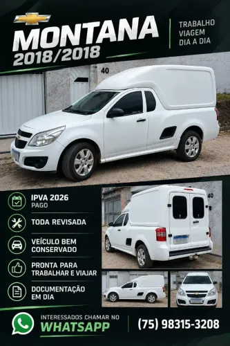 Chevrolet Montana LS 1.4 Econoflex 8V 2P 2018