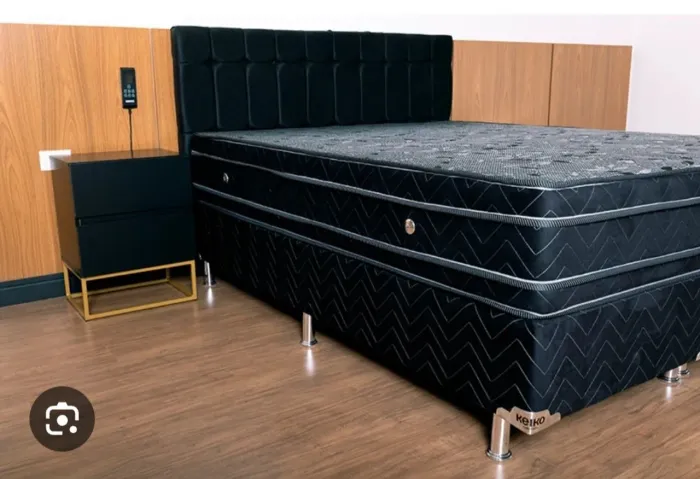Cama + Colchão com ou sem Massagem Casal, Queen ou King Size