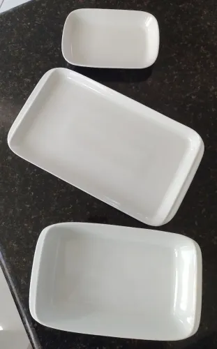 Travessas em porcelana