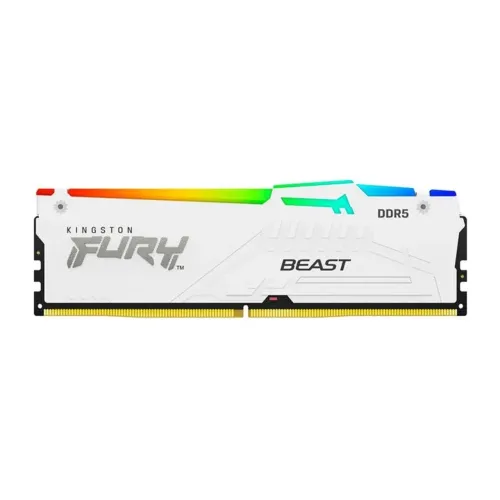Memória RAM Kingston Fury Beast 16GB DDR5 6000MHz CL30 Branco