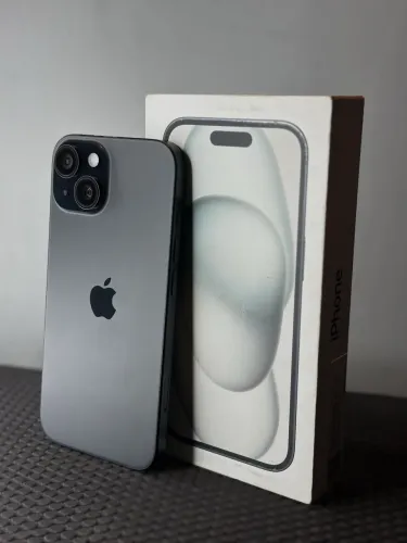 iPhone 15 128GB Black | Todo Original | 81% Bateria | Caixa + Carregador + Capinha