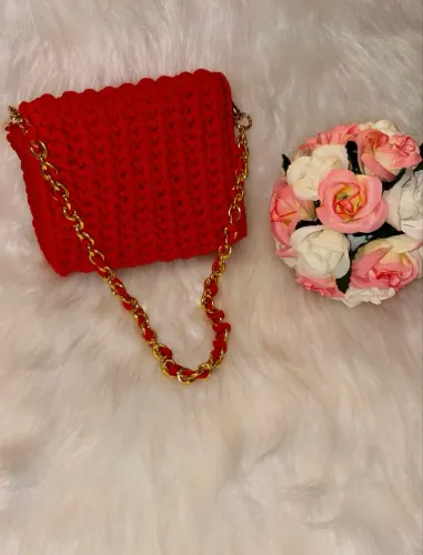 Bolsa crochê