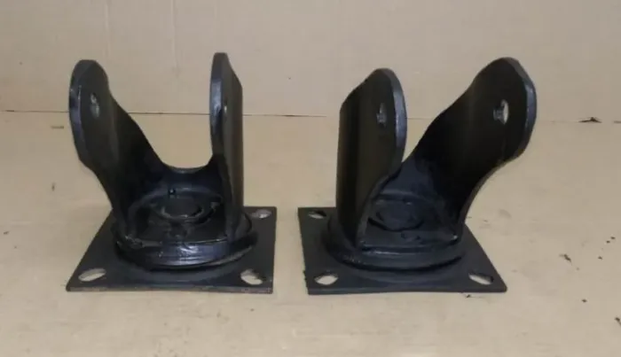 Garfo giratório para roda 6"- carreta náutica (par)