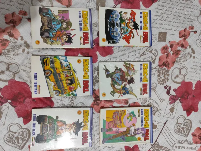 Lote de Mangás Dragon Ball (Panini) - Volumes 8 ao 13