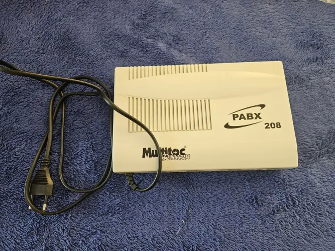 Central PABX Multitoc Telecom 208 2 Linhas e 8 Ramais