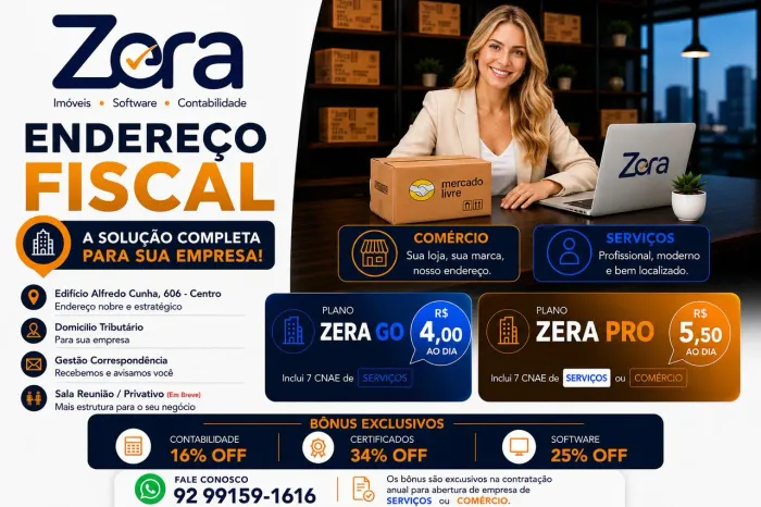 Endereço Fiscal/Comercial