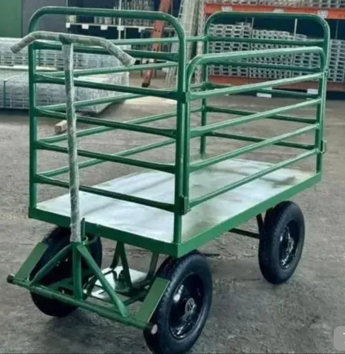 Carro Plataforma Fechado Em Tubo 5ª Roda Carga 500kg