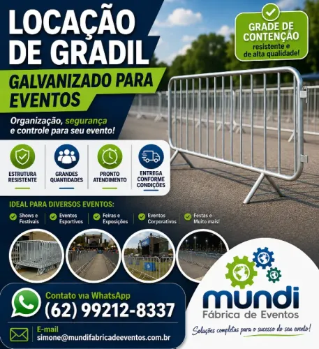 Locação de Gradil Galvanizado em Goiânia
