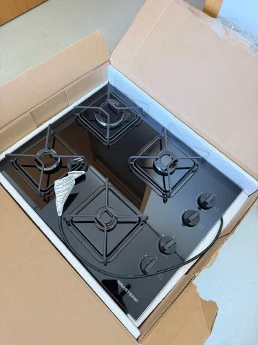 Cooktop Brastemp 4 bocas - Novo na Caixa
