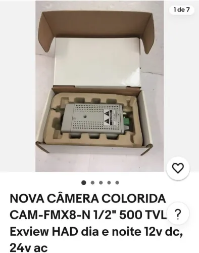 CÂMERA NOT/dia tenho 6