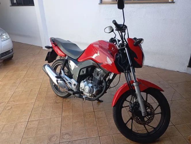 Honda Titan fan 160 vermelha 2022