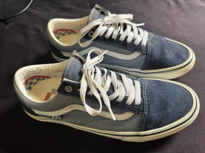 Tênis Vans Skate Old Skool Navy White