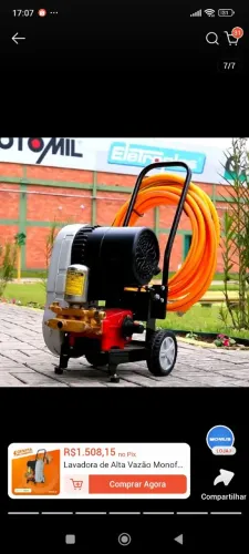 Vende se uma lavadora de alta pressão nova de 127V