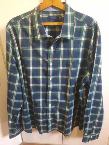 Linda camisa manga longa xadrez Nautica - XXL
