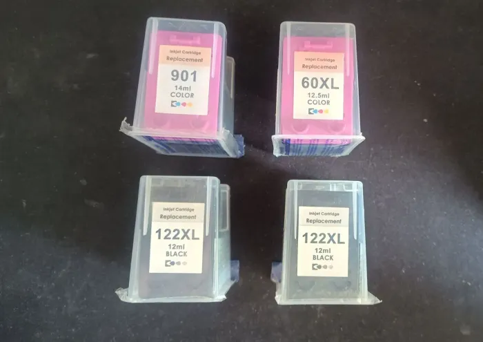 Kit 4 Cartuchos Inkjet Compatíveis HP ? Lacrados