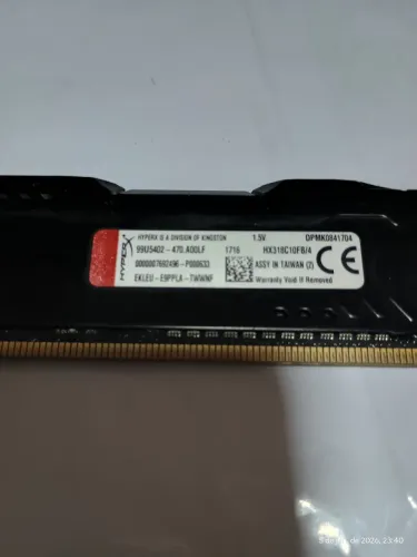 Memória Kingston Fury Hyper 4 Giga
