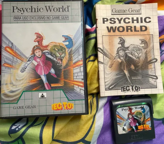 Psychic World (com caixa, manual e cartucho)