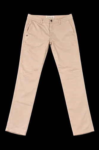 Calça Bege Masculina Ogochi Slim Original - Tamanho 40
