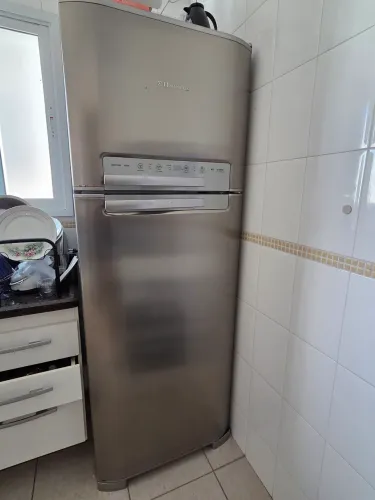 Geladeira Brastemp Frost Free Inox DF50X - Funcionando perfeitamente