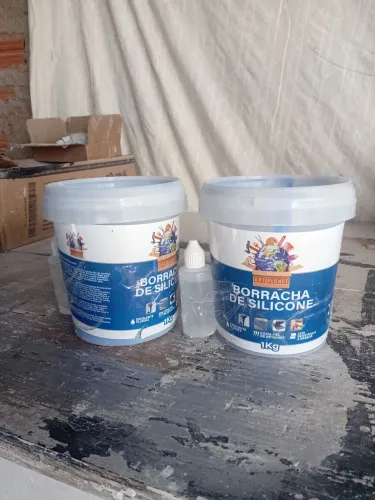 2KG Borracha de silicone para fazer formas e moldes para esculturas de gesso
