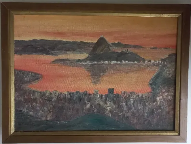 Pintura de Luciano Baur - Quadro em óleo sobre tela