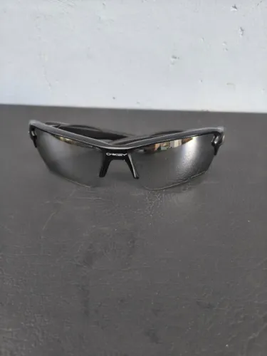 Óculos Oakley Flak Jacket Preto Lente Fumê Usado