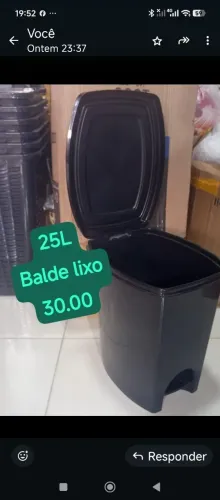 Balde lixo 25 LT
