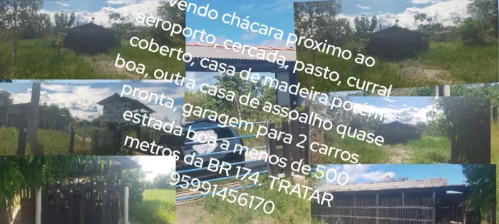 Vendo chacará em Caracarai