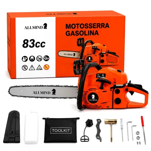 MOTOSERRA PROFISSIONAL A GASOLINA 83CC 3,5HP SABRE 20" (55CM) CORTE POTENTE