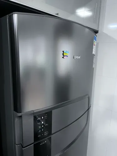 Geladeira Consul Bem Estar Frost Free 437L Inox - Funcionando Perfeitamente