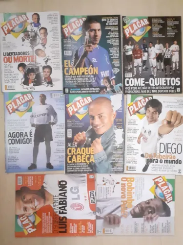 REVISTA PLACAR - ANO 2003 - LOTE 8 EDIÇÕES
