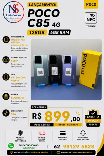 Poco c85 NFC 128/06 Novo