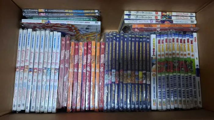Lote de Mangás Cavaleiros do Zodíaco Dragon Ball Super Yu Yu Episódio G Next Dimension