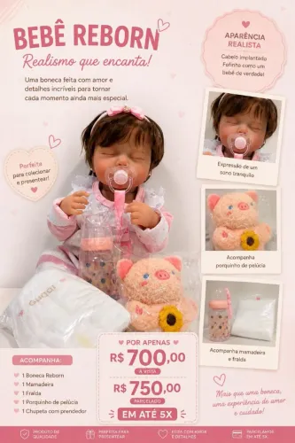 Parece um Bebê de Verdade! ? Boneca Reborn Linda à Venda.