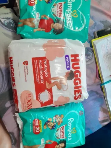 Promoção 3 Pacotes de fraudas R$ 110