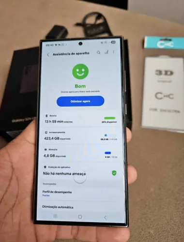 SAMSUNG S26 ULTRA ZERO COMPLETO COM CAIXA E NOTA FISCAL 512GB