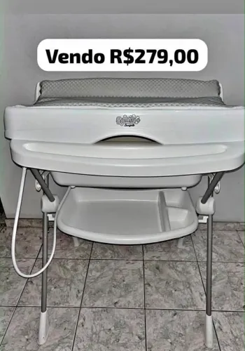 Banheira com suporte e trocador burigotto 