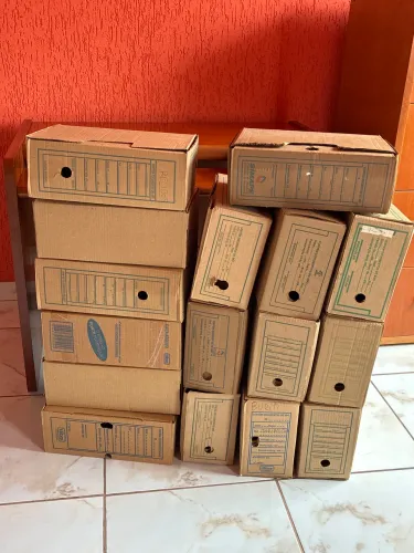 Caixas arquivo
