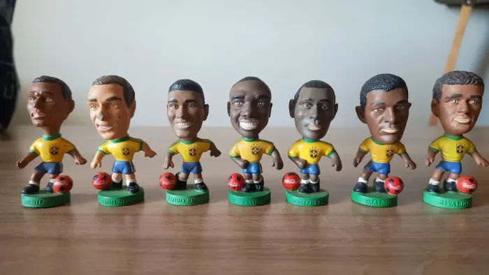 Lote 7 Minicraques Coca-Cola Copa 98 - Seleção Brasileira