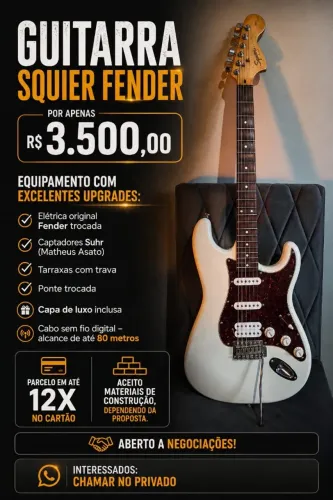 Estou vendendo meus equipamentos musicas