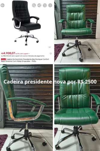 Cadeira presidente confort