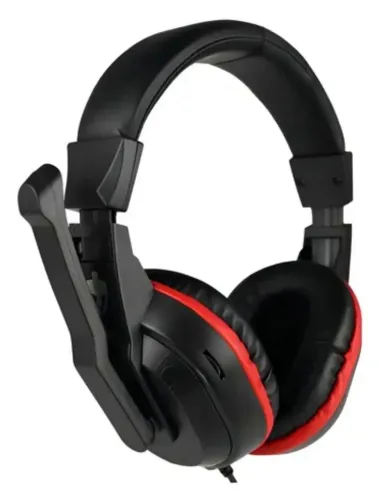 Fone De Ouvido Headset Evolut Eg308 Starter Com fio Cor Preto