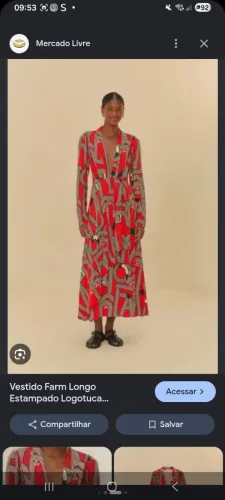 Vestido Farm tamanho P estampa logotuga NOVISSIMO