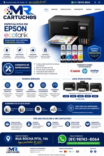 Concerto de impressora Epson ecotank