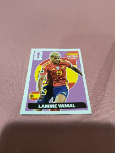 FIGURINHA LAMINE YAMAL BORDÔ COPA DO MUNDO 2026